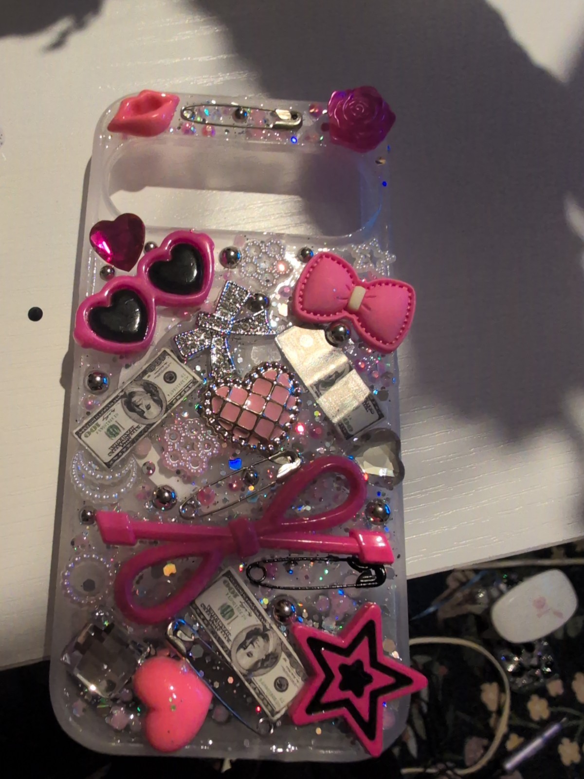 KayzCharmzz pink freestyle bling junk Pixel 10 case Cleveland